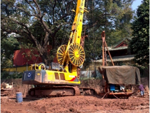 新建(jian)南粵先(xiān)賢館一(yī)期主體(tǐ)場館工(gong)程